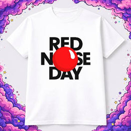 Red Nose Day T-Shirt – Adult Unisex Charity Awareness T-shirt ❤️