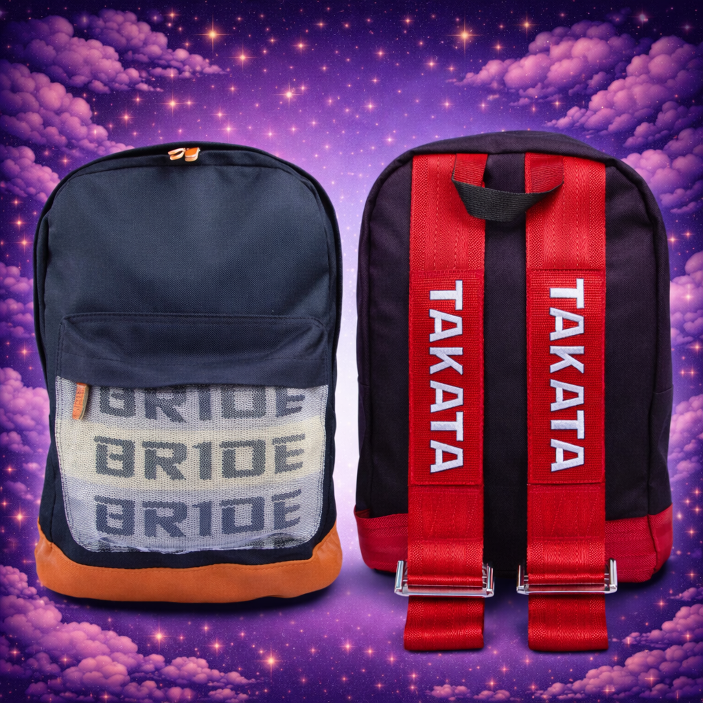 JDM Bride Takata Pack Bag – Racing Harness Backpack - Red JDM Bride Takata Pack Bag – Racing Harness Backpack - Red