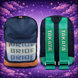 JDM Bride Takata Pack Bag – Racing Harness Backpack - Green