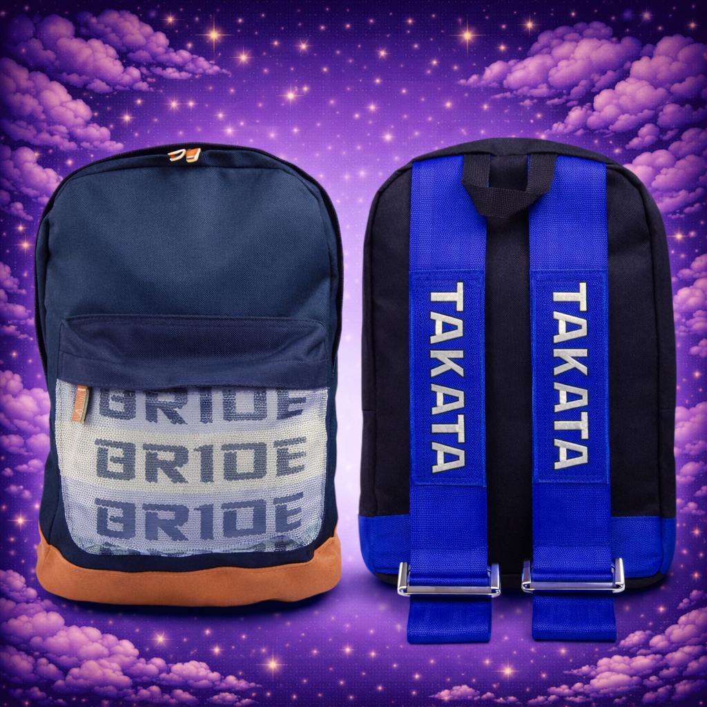 JDM Bride Takata Pack Bag – Racing Harness Backpack - Blue JDM Bride Takata Pack Bag – Racing Harness Backpack - Blue