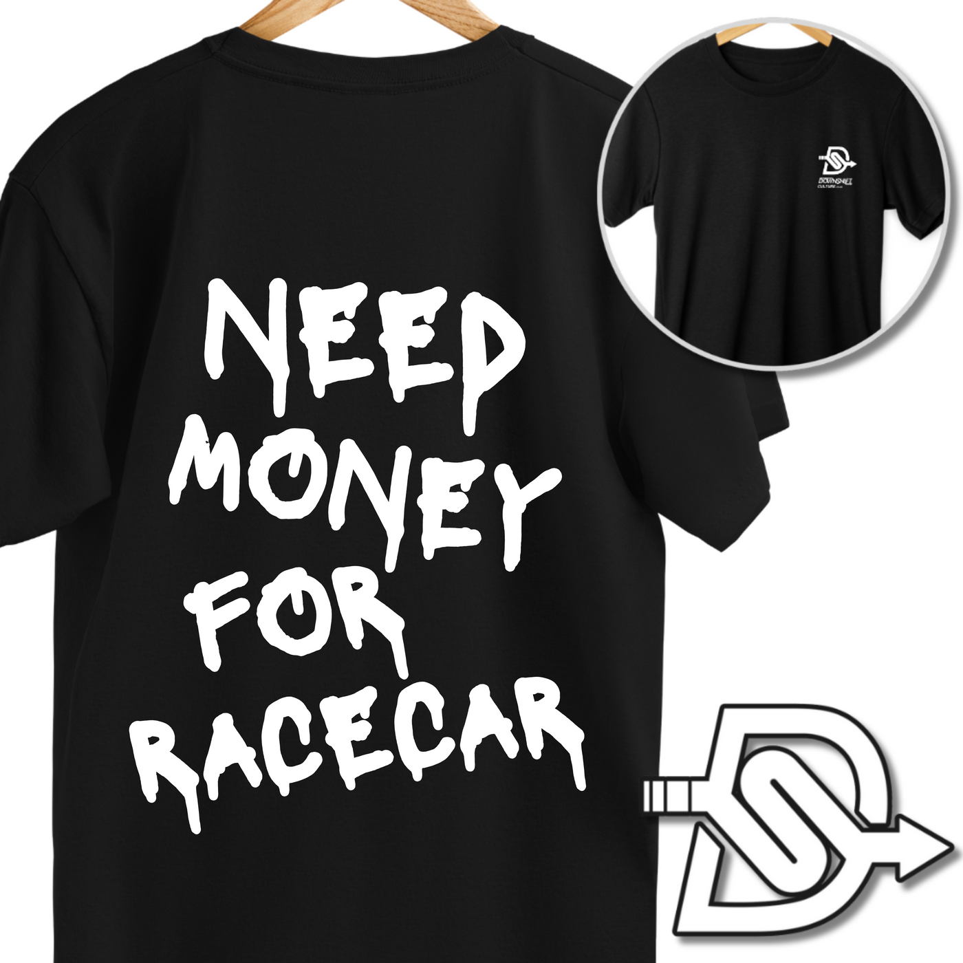 Need Money for ... Personalised Tshirt – Downshift Culture 🚗💸