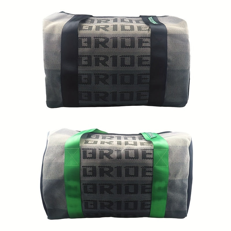 Bride Duffle Black Green Show Ready Travel Bag